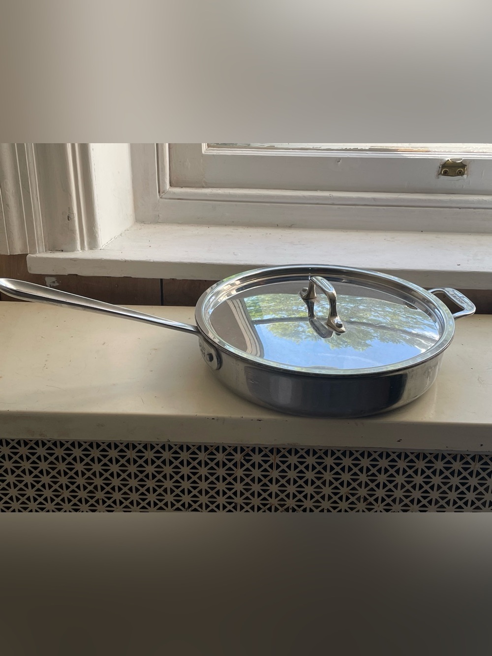 All-Clad Metal Crafters Master Chef 403 Sauté Fry Pan 3qt 11”  USA W LID